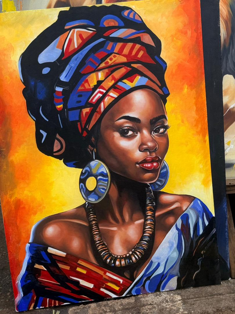 Hand-painted artwork sample 25