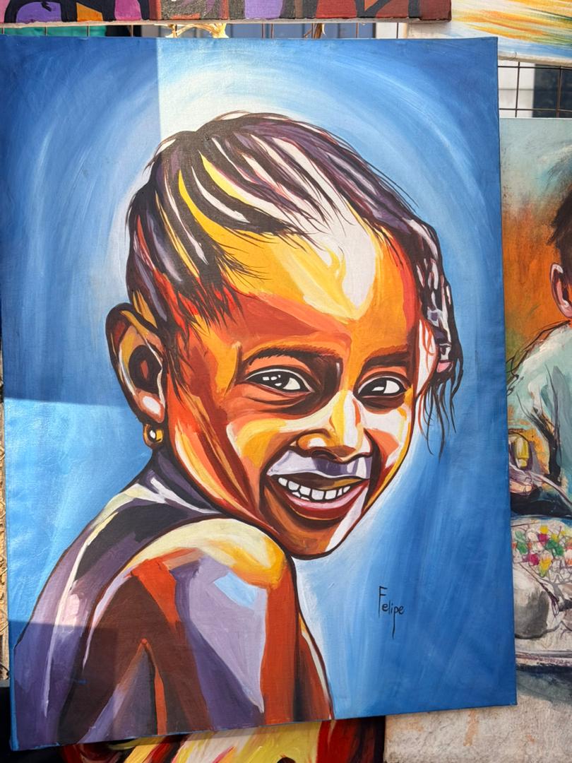 Hand-painted artwork sample 28
